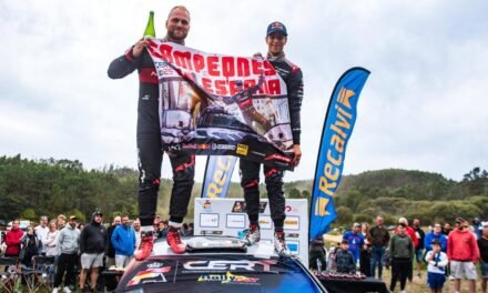 Gil Membrado, campeón de España de rallies de tierra con solo 17 años, el más joven de la historia