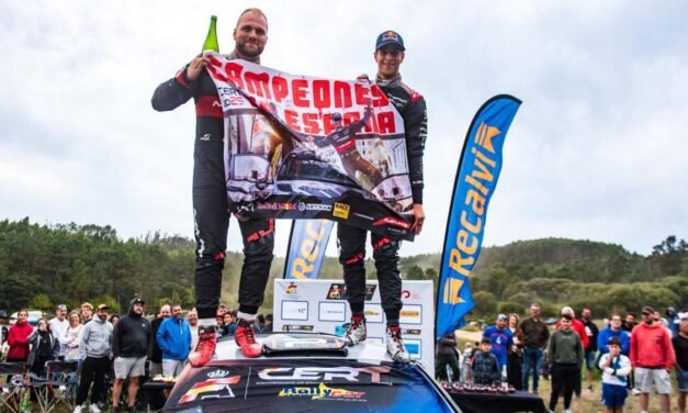Gil Membrado, campeón de España de rallies de tierra con solo 17 años, el más joven de la historia