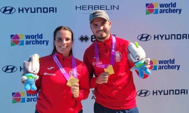 Elia Canales y Andrés Termiño, oro histórico en el Mundial de tiro con arco: ”¿Pero qué habéis hecho?”