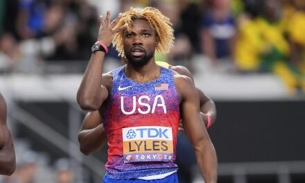 El show de Lyles, siempre la misma historia: gana el 200