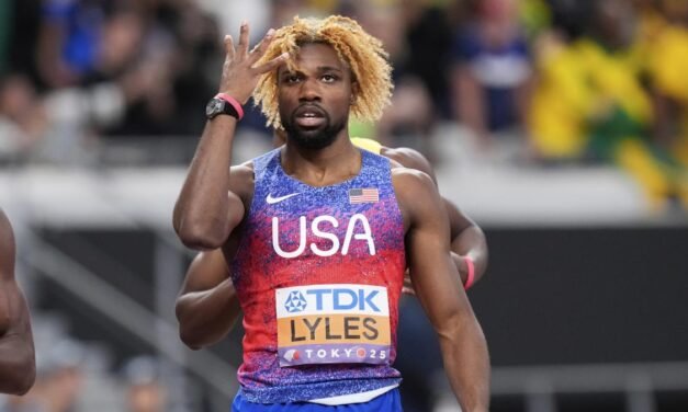 El show de Lyles, siempre la misma historia: gana el 200