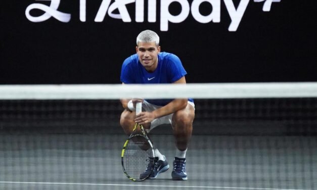 Alcaraz también afina en los dobles y aumenta la ventaja de Europa en la Laver Cup