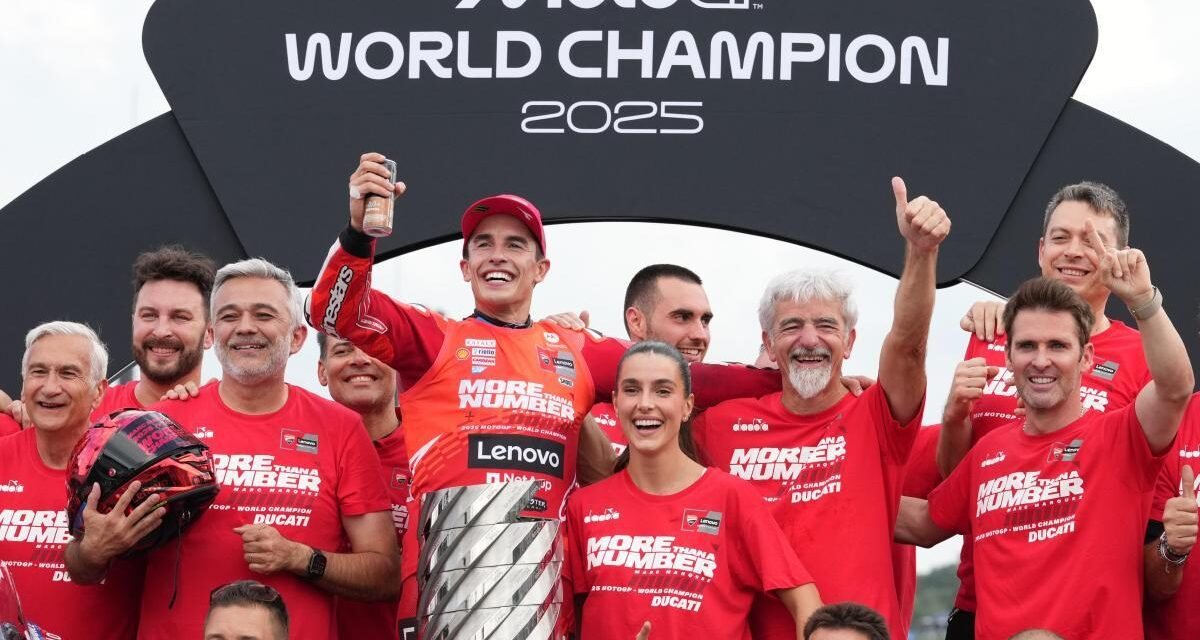 Así ha celebrado el título Marc Márquez: “Ahora me siento en paz conmigo mismo”