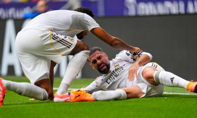 Carvajal, baja entre cuatro y cinco semanas
