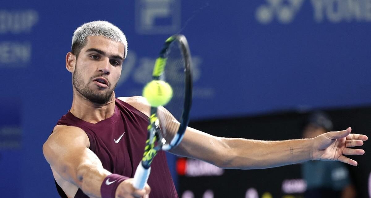 Carlos Alcaraz ya está en semifinales del ATP 500 de Tokio y se medirá a Casper Ruud