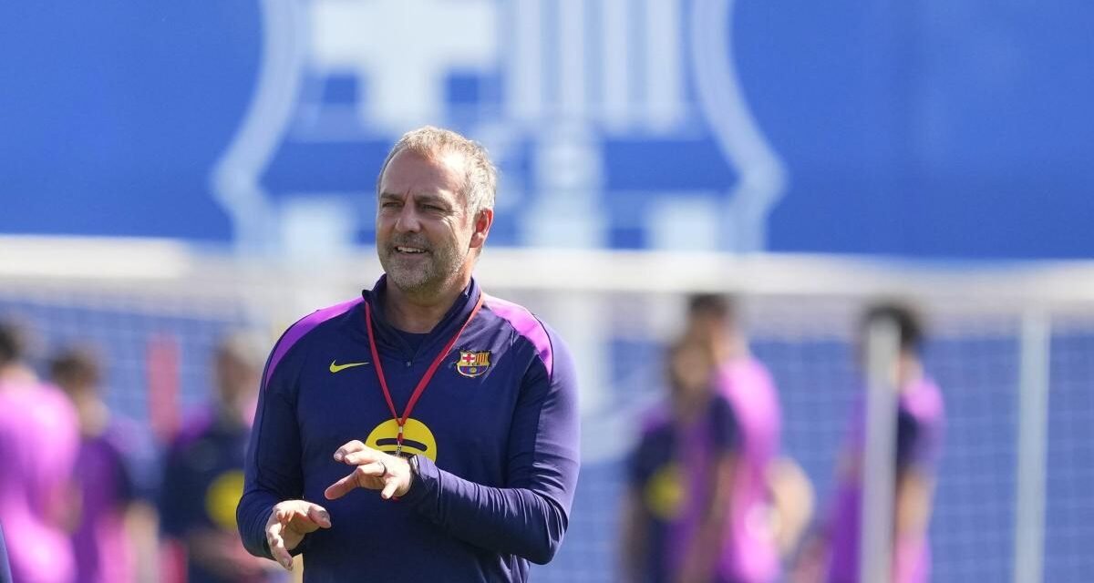 Flick: “Somos el Barça y nos gusta ser favoritos en la Champions, pero hay que trabajar mucho”
