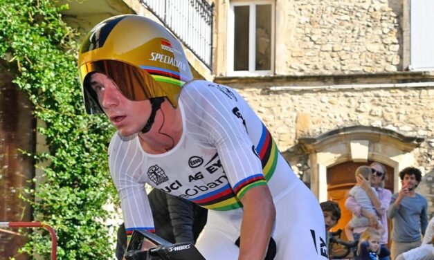 Triple oro en contrarreloj para Evenepoel, que es el actual campeón del mundo, de Europa y olímpico