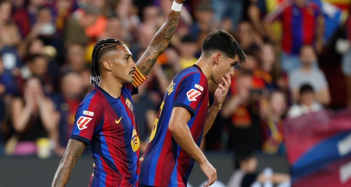 Raphinha y Fermín guían al Barça en plena exhibición de Lamine ante el Athletic Club