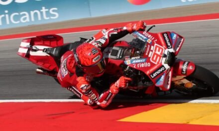 Marc Márquez empieza mandando en su jardín de Alcañiz