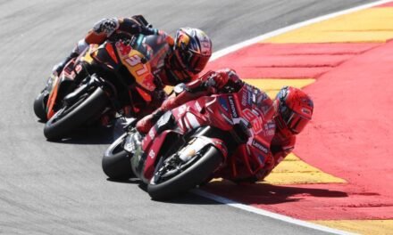 Marc Márquez se impulsa al segundo puesto del Mundial con su ‘pleno al 37’ en Aragón