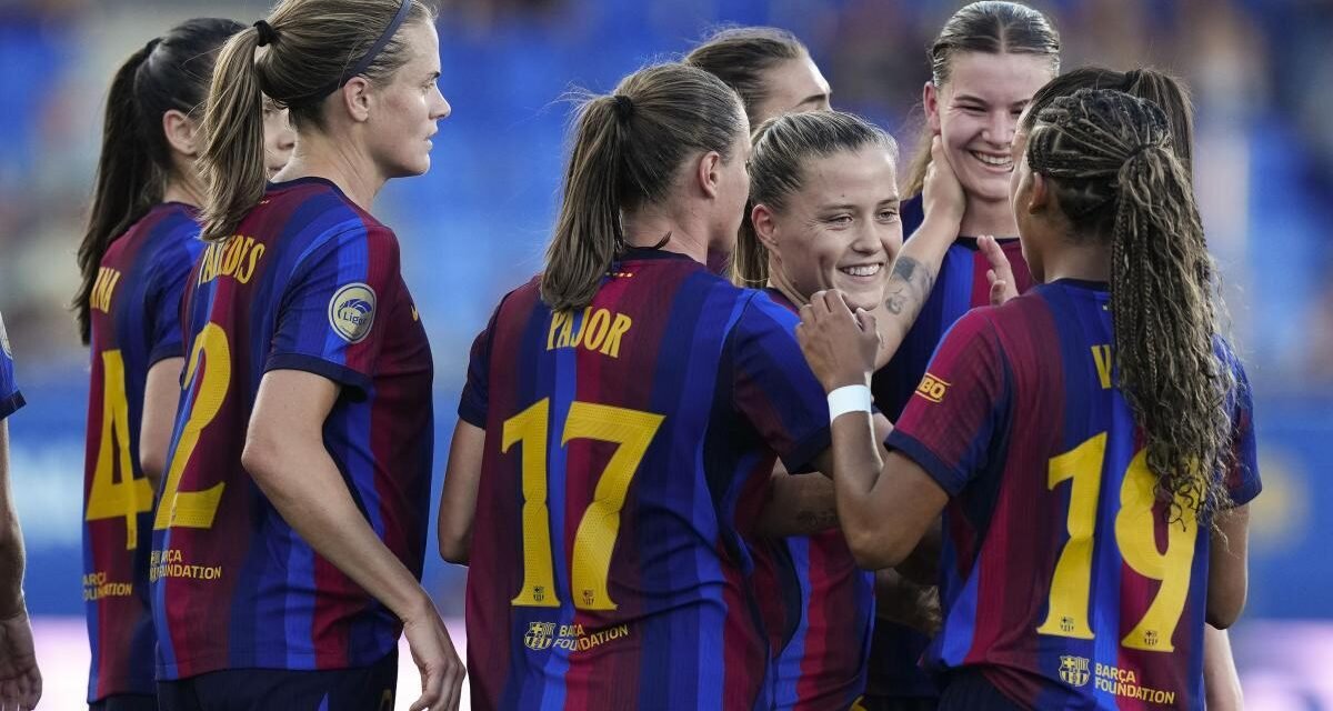 Claudia Pina lidera el primer triunfo liguero del Barça