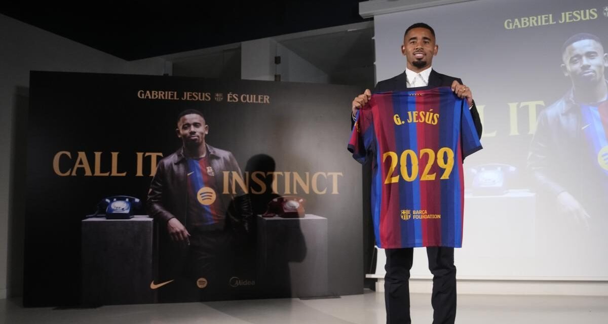 Gabriel Jesus: “Si estoy en el Barça es porque Dios tiene un plan para mí”