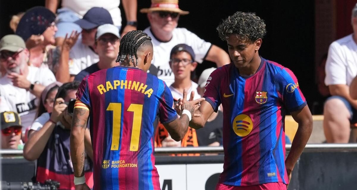 Valencia – FC Barcelona, en directo | Resultado y resumen del partido de fútbol de LaLiga
