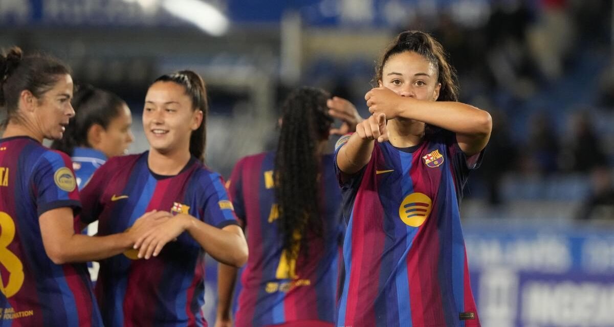 Un Barça ‘B’ golea al Alavés y pone la directa a la Champions