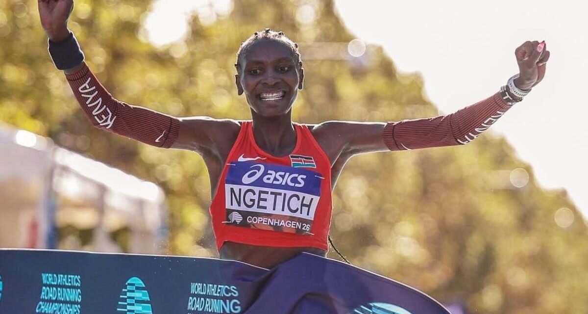 Agnes Ngetich y Andreas Almgren, campeones del mundo de medio maratón