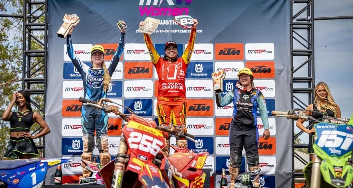 Lluvia de títulos mundiales en trial y en motocross, con hito histórico de Daniela Guillén