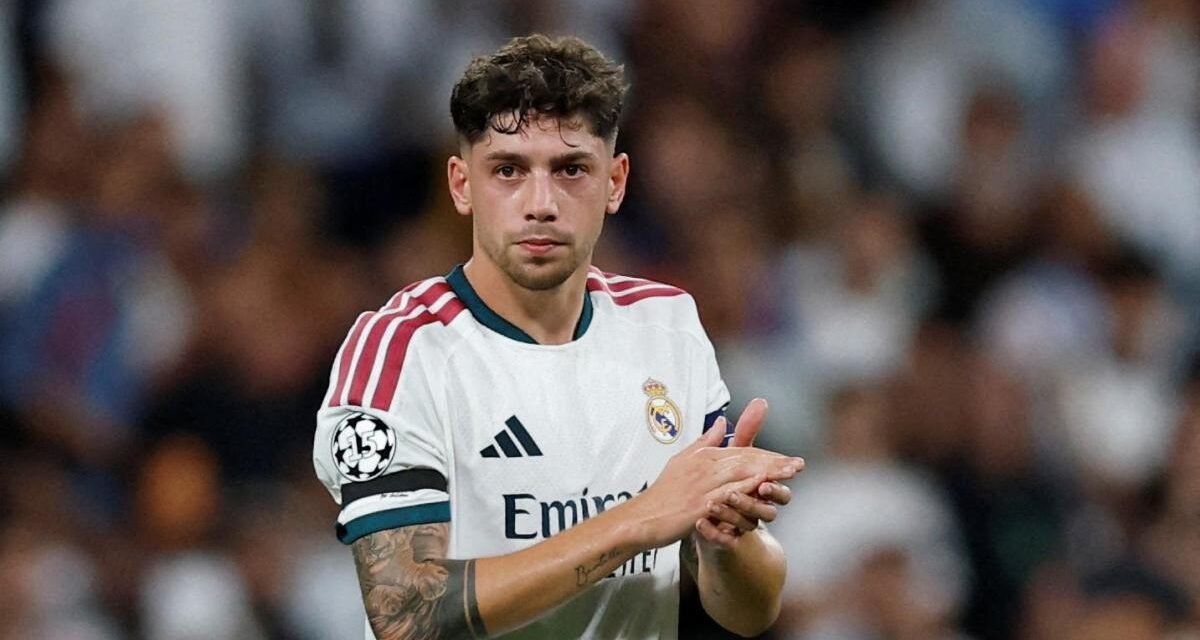 Valverde sufre un esguince en el tobillo izquierdo por la entrada de Kang-In Lee
