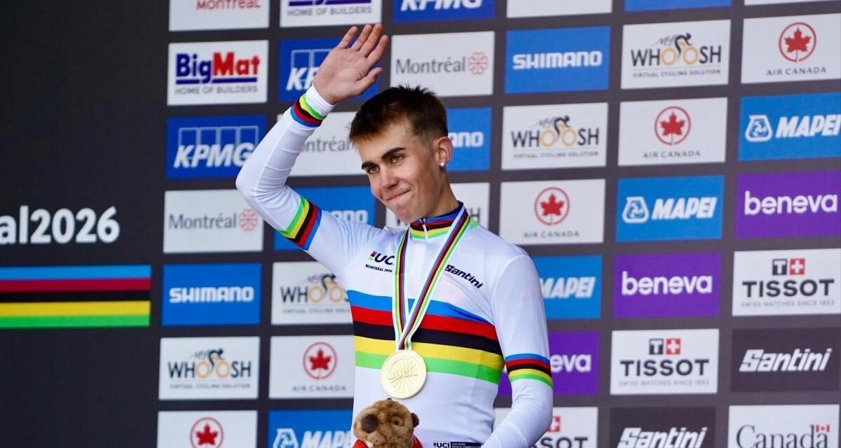 El español Benjamín Noval se proclama campeón mundial júnior de contrarreloj en Montreal
