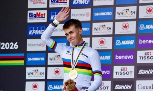 El español Benjamín Noval se proclama campeón mundial júnior de contrarreloj en Montreal