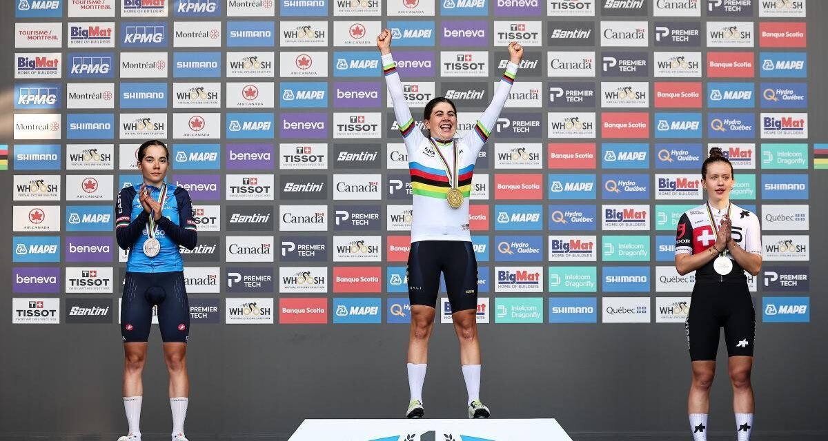 Alejandra Neira se proclama campeona del mundo júnior de ciclismo en ruta