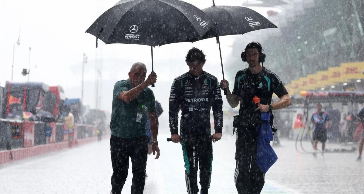 Retrasado el inicio de la carrera por un diluvio sobre Sepang